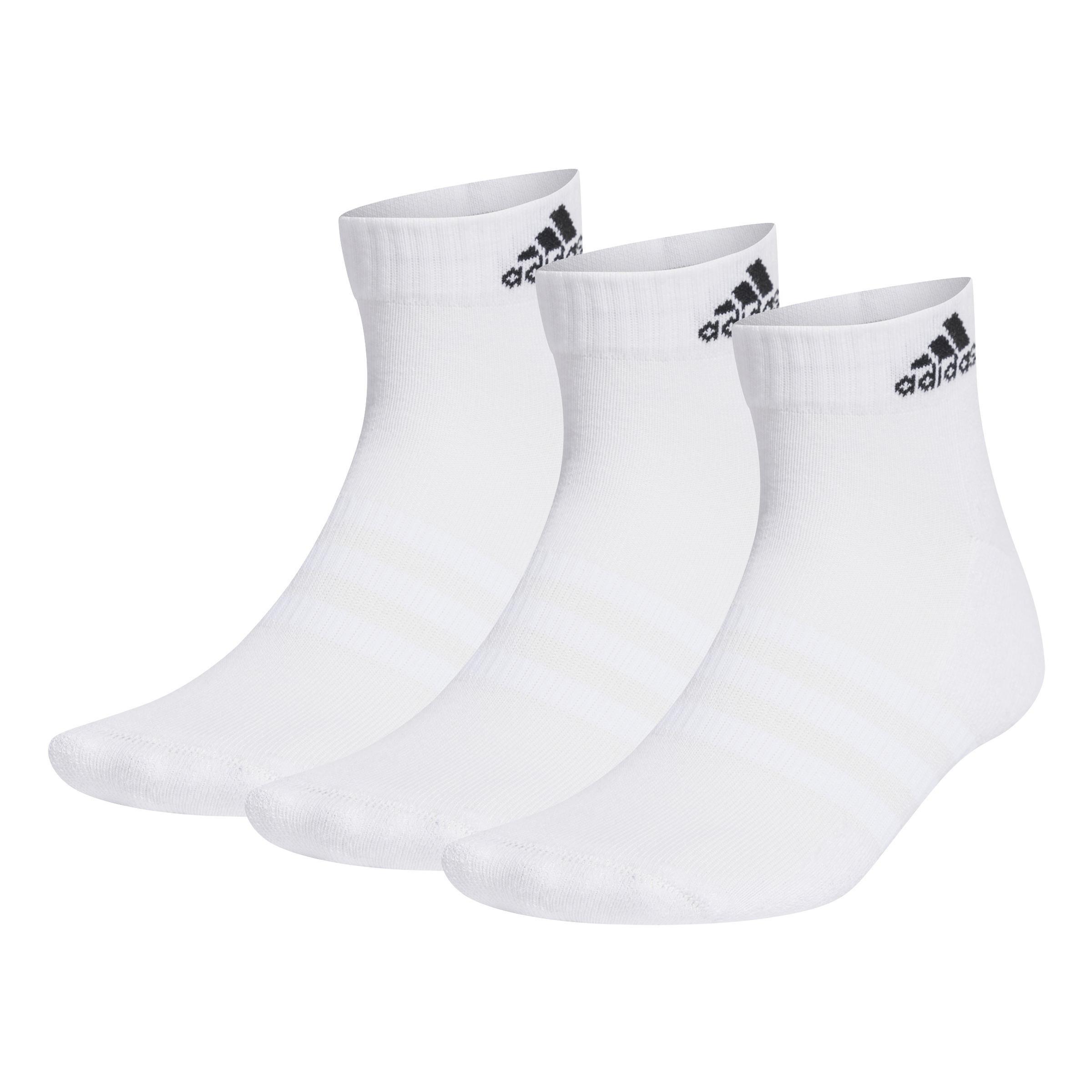 Unisex Cushioned Sportswear Ankle Socks 3 Pairs, White, A701_ONE, large image number 6