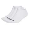 Unisex Thin Linear Low-Cut Socks 3 Pairs, White, A701_ONE, thumbnail image number 0