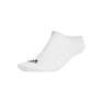 Unisex Thin And Light No-Show Socks 3 Pairs, White, A701_ONE, thumbnail image number 5