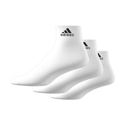 Unisex Thin And Light Ankle Socks 3 Pairs, White, A701_ONE, large image number 5