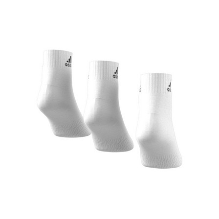 Unisex Thin And Light Ankle Socks 3 Pairs, White, A701_ONE, large image number 8