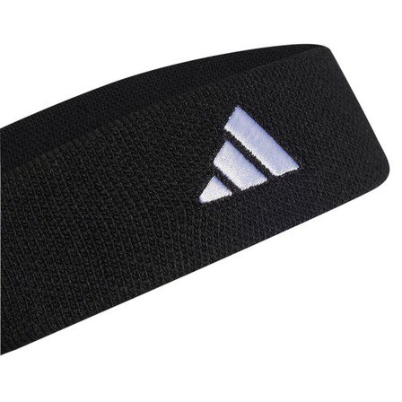 Unisex Tennis Headband, Black, A701_ONE, large image number 2