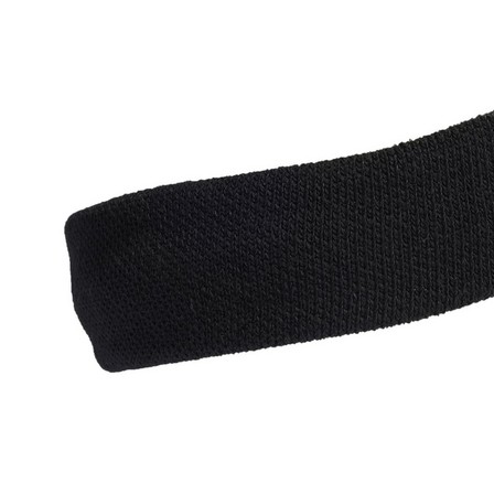 Unisex Tennis Headband, Black, A701_ONE, large image number 3