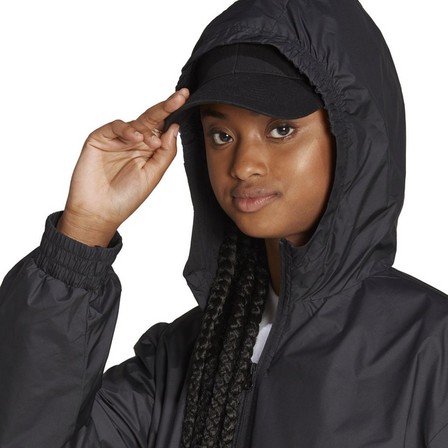 Women Future Icons Woven Windbreaker, Black, A701_ONE, large image number 6