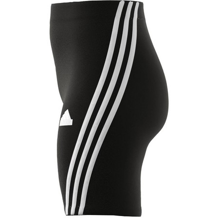 Women Future Icons 3-Stripes Bike Shorts, Black, A701_ONE, large image number 8