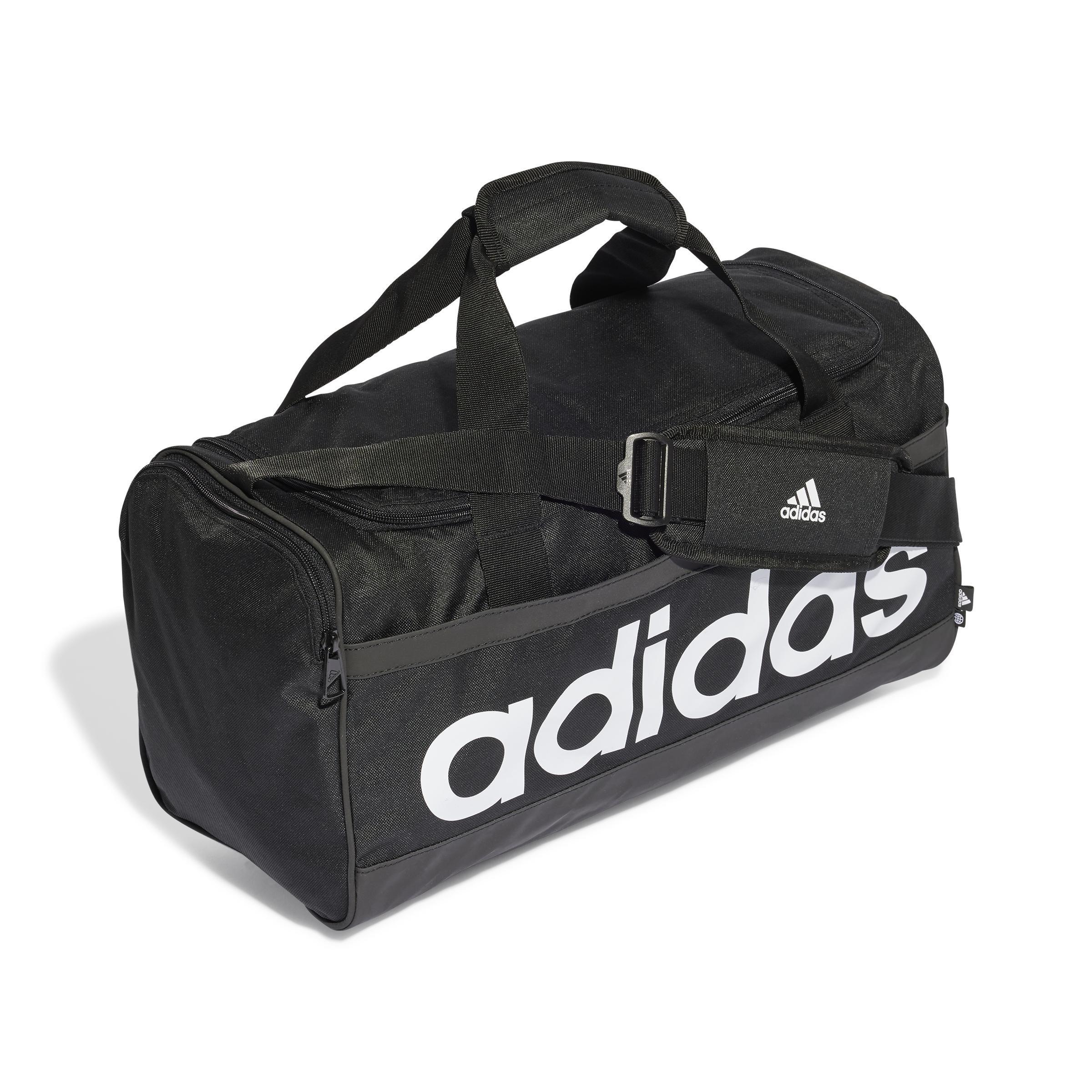 Unisex Essentials Linear Duffel Medium Bag, Black, A701_ONE, large image number 1
