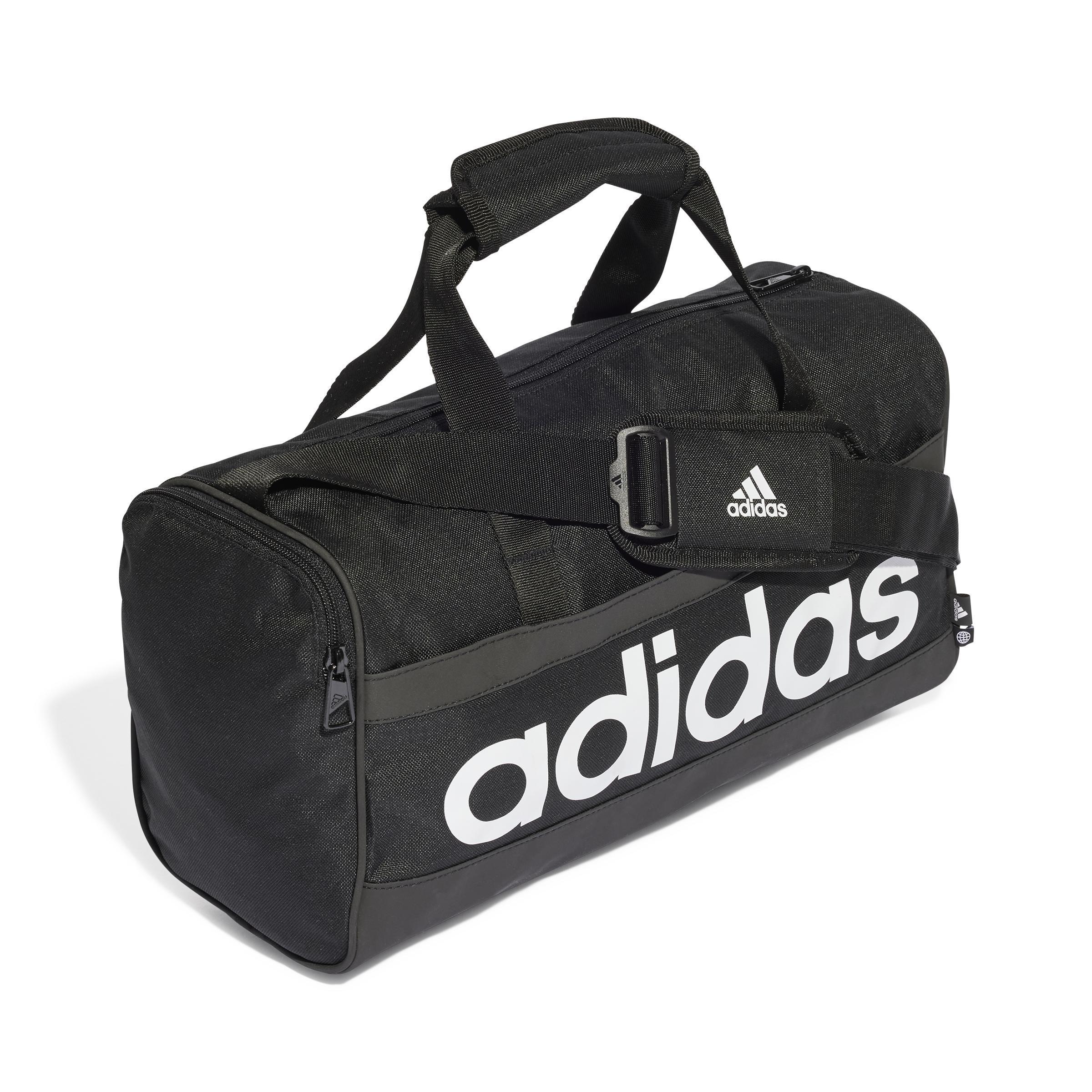 Unisex Essentials Linear Duffel Bag Extra Small, Black, , large image number 0