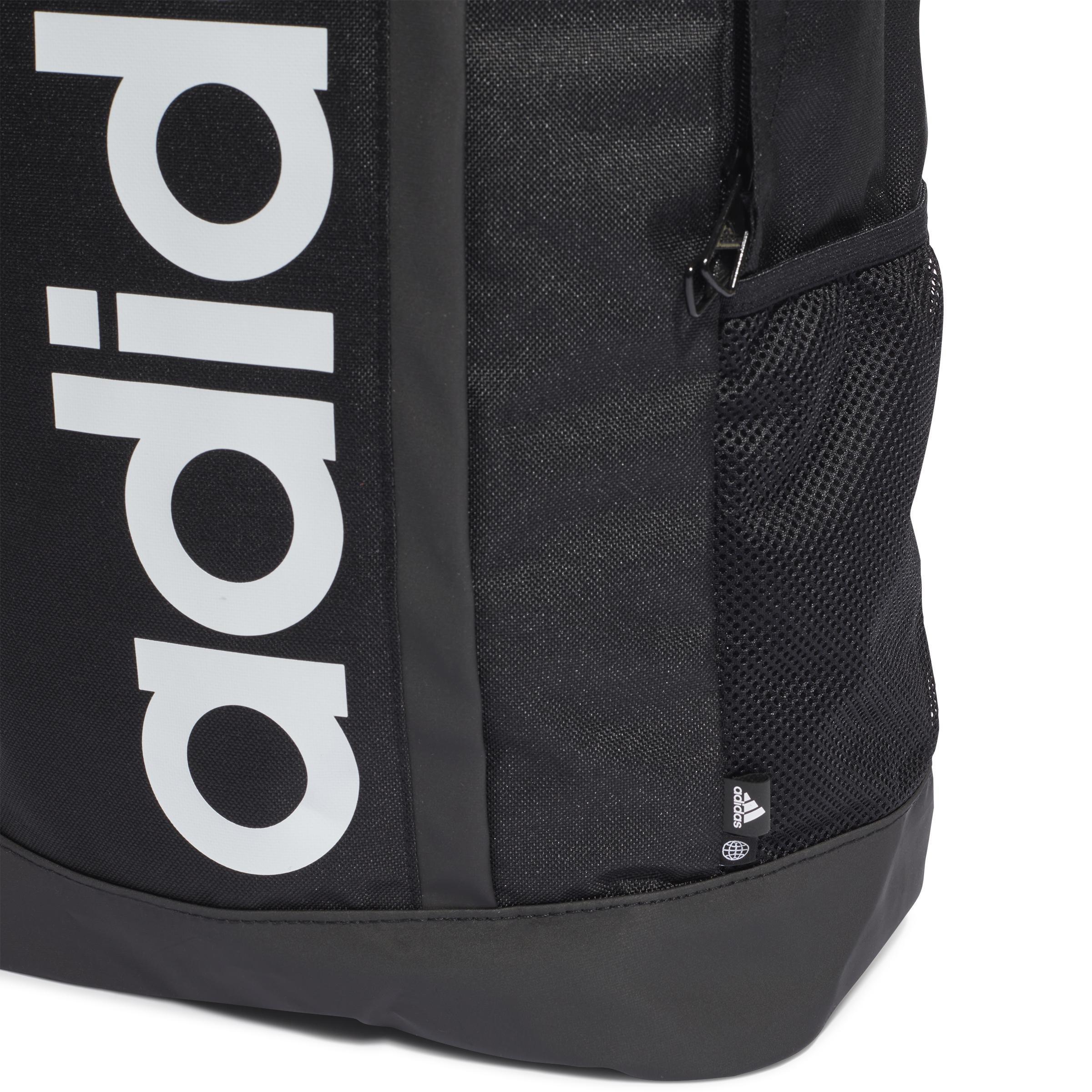 Unisex Essentials Linear Backpack, Black, A701_ONE, large image number 4