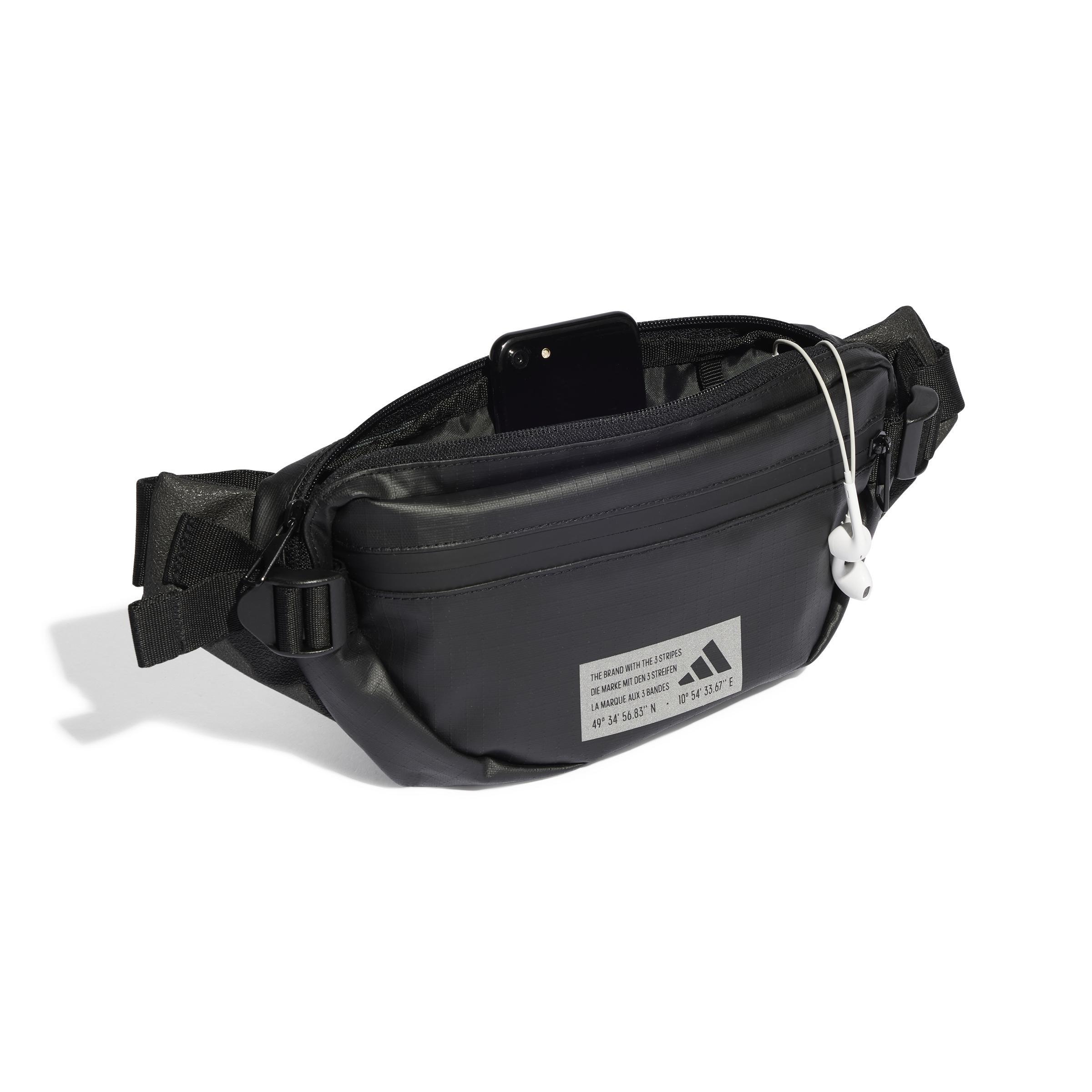 Unisex 4Athlts Id Waist Bag, Black, , large image number 2