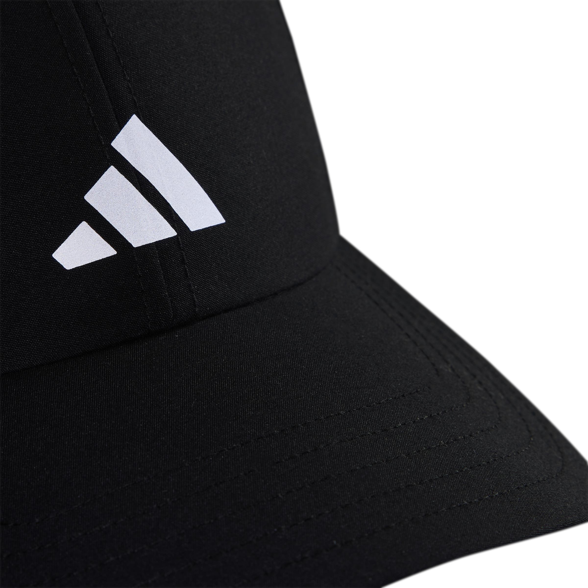 adidas - Unisex Running Essentials Aeroready Six-Panel Baseball Cap, Black