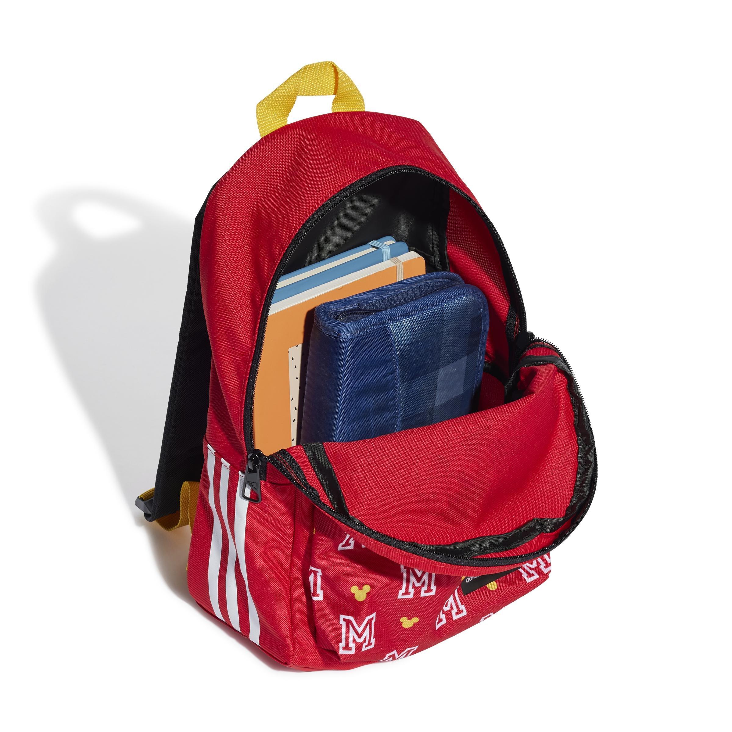 Unisex Kids Disney Mickey Mouse Backpack, Red, , large image number 1