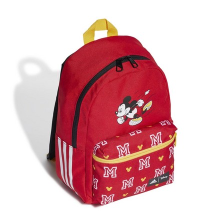 Unisex Kids Adidas X Disney Mickey Mouse Backpack, Red, A701_ONE, large image number 2