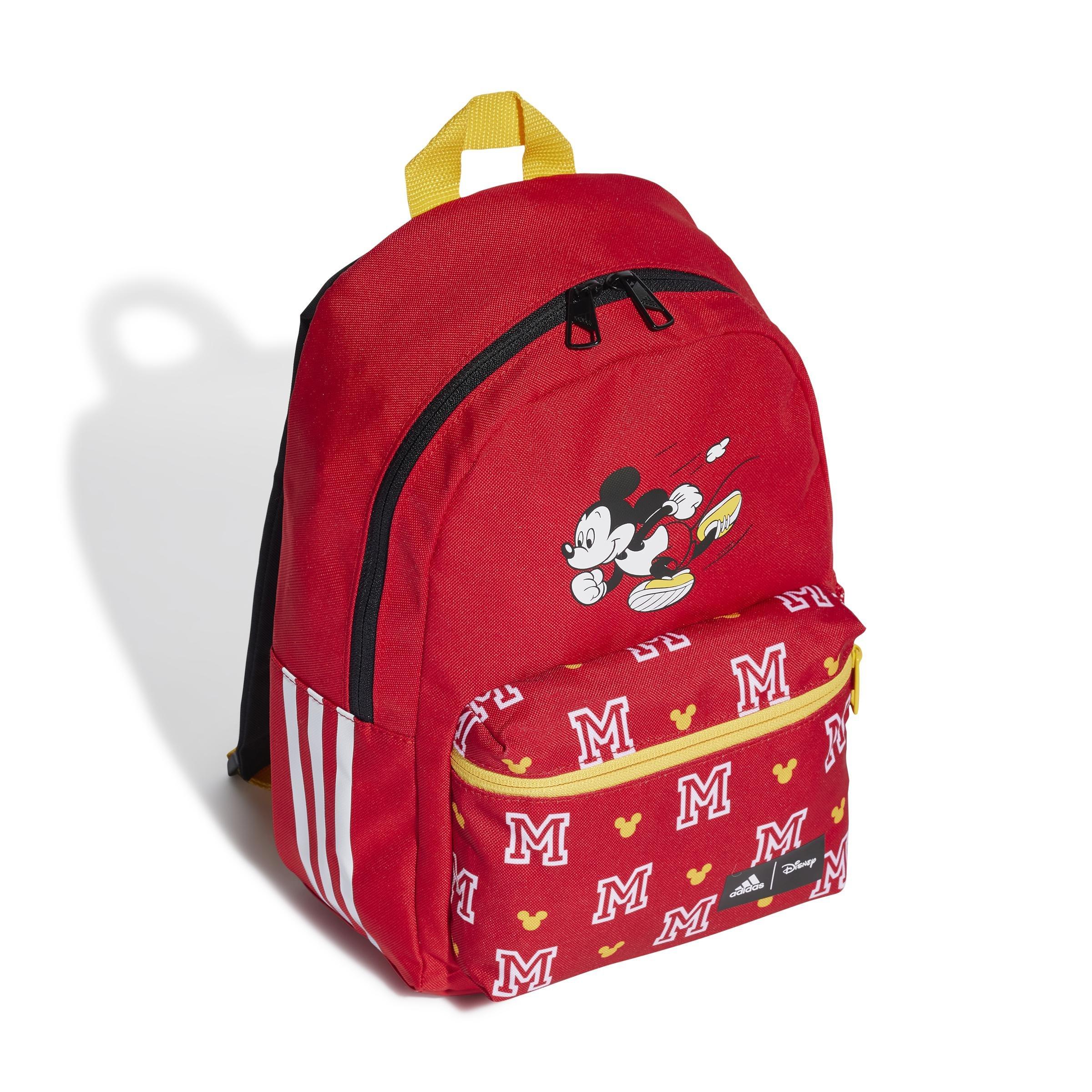Unisex Kids Disney Mickey Mouse Backpack, Red, , large image number 2