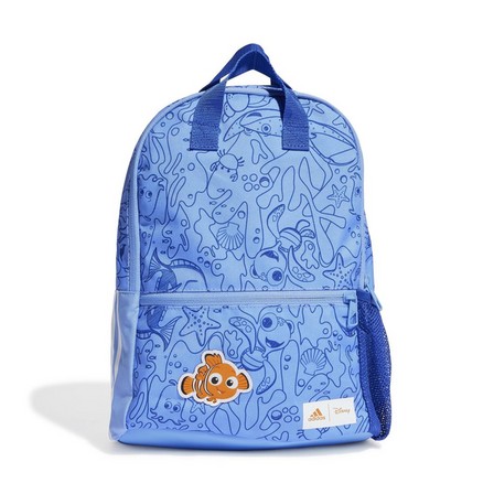 Kids Unisex Adidas X Disney Pixar Finding Nemo Backpack, Blue, A701_ONE, large image number 0