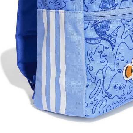 Kids Unisex Adidas X Disney Pixar Finding Nemo Backpack, Blue, A701_ONE, large image number 4
