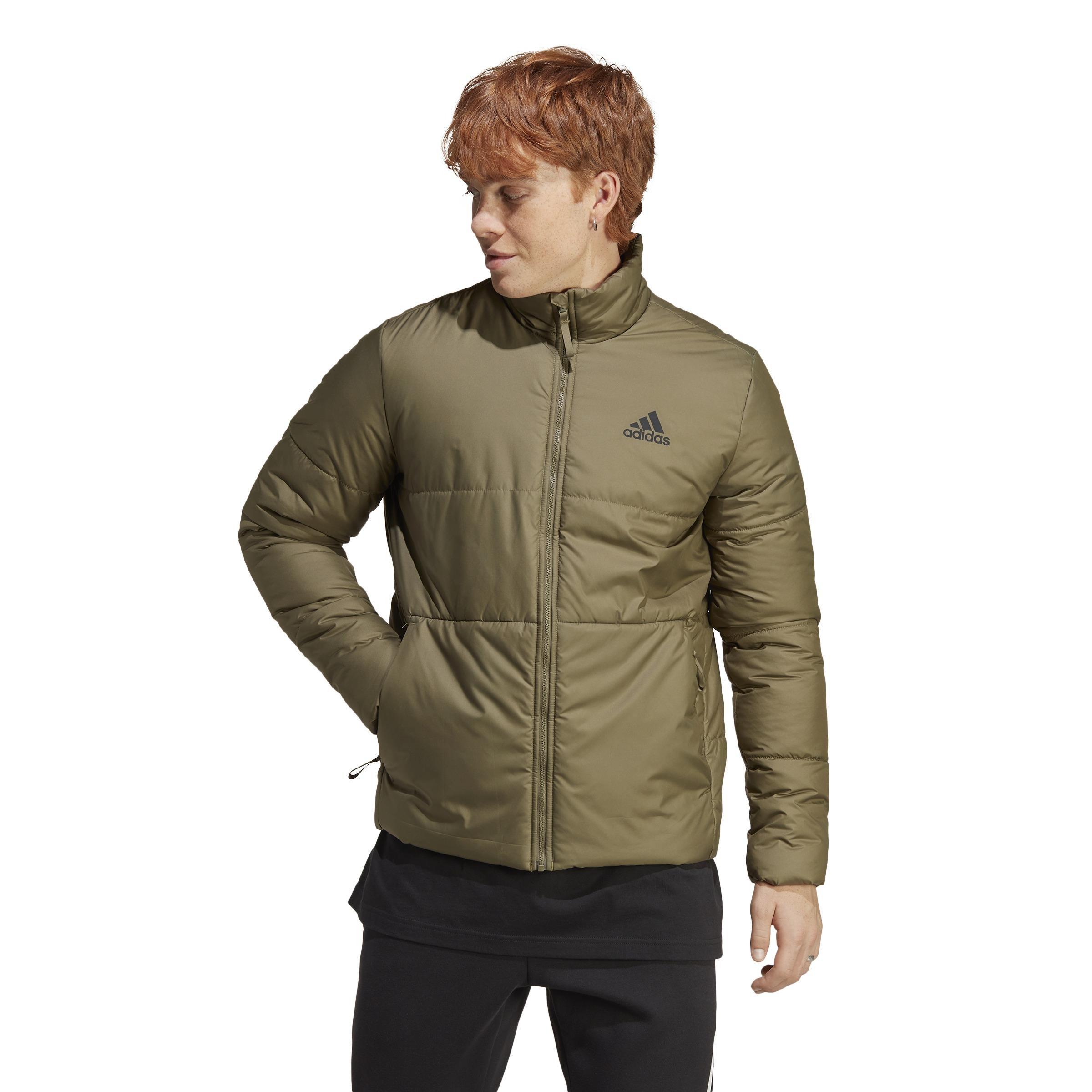 Bsc 3-Stripes Insulated Jacket, Green, A701_ONE, large image number 6