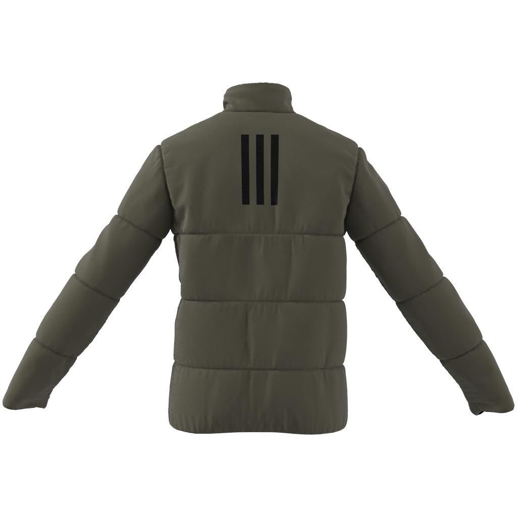 Bsc 3-Stripes Insulated Jacket, Green, A701_ONE, large image number 10