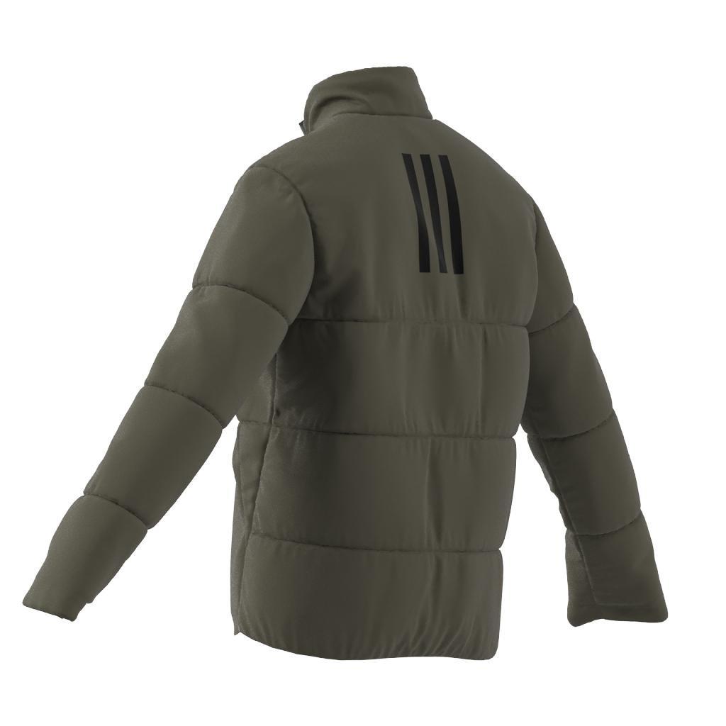 Bsc 3-Stripes Insulated Jacket, Green, A701_ONE, large image number 12