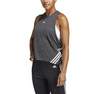 Women Train Icons 3-Stripes Crop Tank Top, Black, A701_ONE, thumbnail image number 4