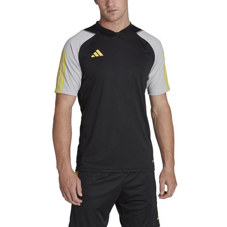 Men Tiro 23 Competition Jersey, Black, A701_ONE, large image number 5