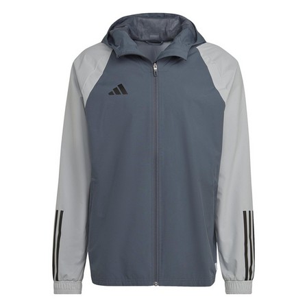 Men Tiro 23 Competition All-Weather Jacket, Grey, A701_ONE, large image number 1