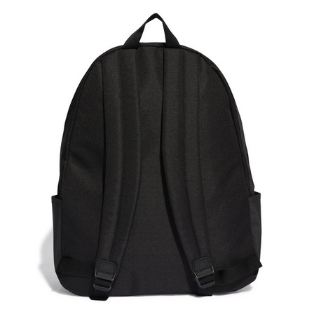 Unisex Classic Horizontal 3-Stripes Backpack, Black, A701_ONE, large image number 3