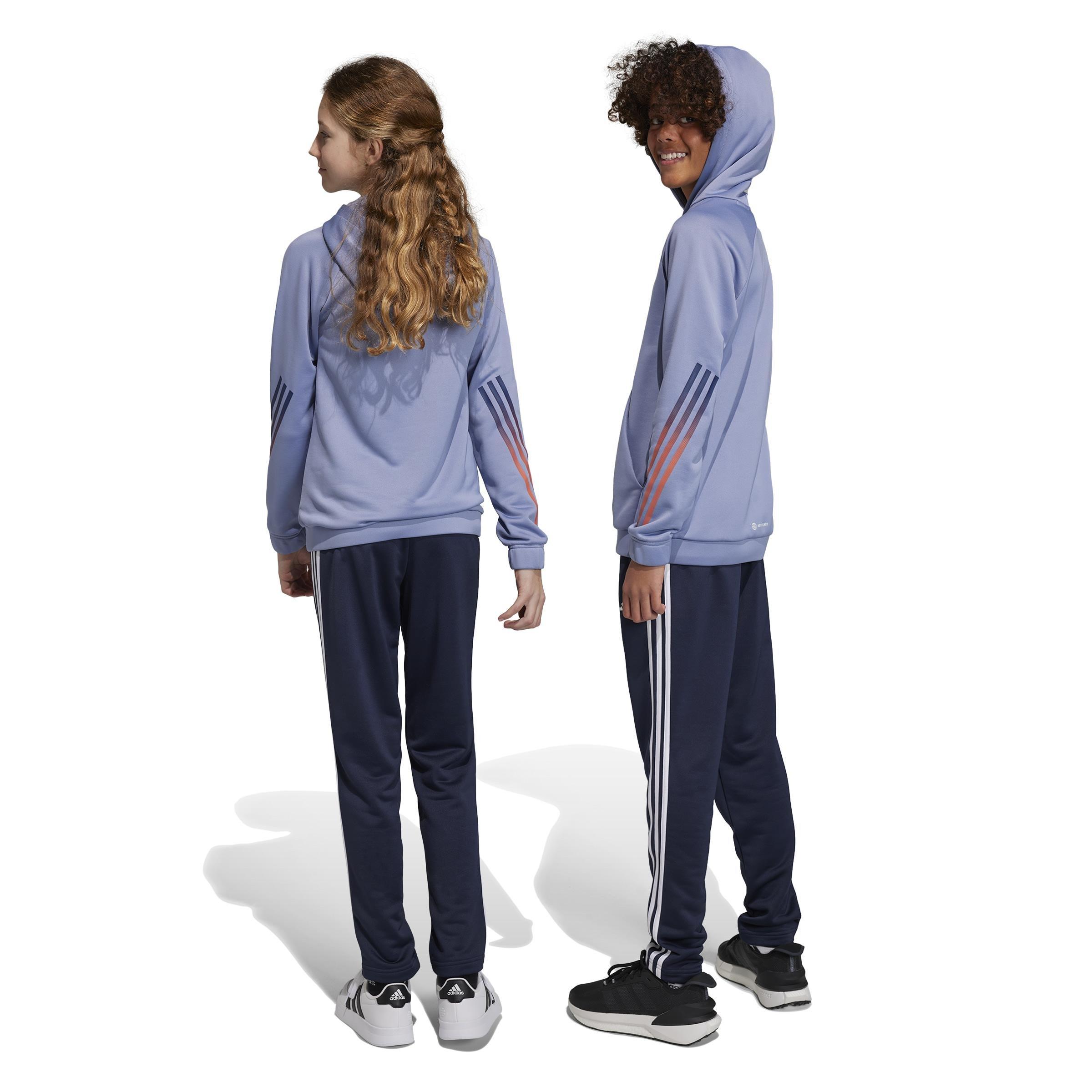 Unisex Train Essentials Aeroready 3-Stripes Regular-Fit Joggers, Blue, A701_ONE, large image number 3