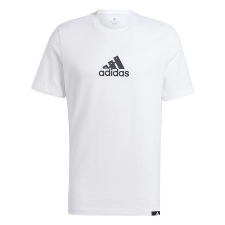 Men Adidas Sportswear Undeniable Trim T-Shirt, White, A701_ONE, large image number 1