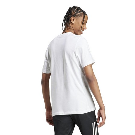 Men Adidas Sportswear Undeniable Trim T-Shirt, White, A701_ONE, large image number 3
