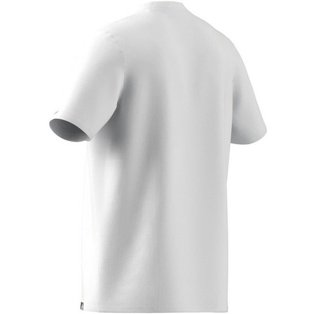 Men Adidas Sportswear Undeniable Trim T-Shirt, White, A701_ONE, large image number 9