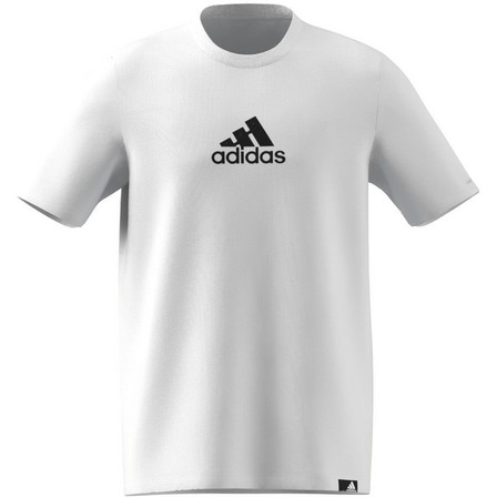 Men Adidas Sportswear Undeniable Trim T-Shirt, White, A701_ONE, large image number 10