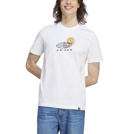 Men Sportswear Elevated Doodle Puff T-Shirt, White, A701_ONE, large image number 4