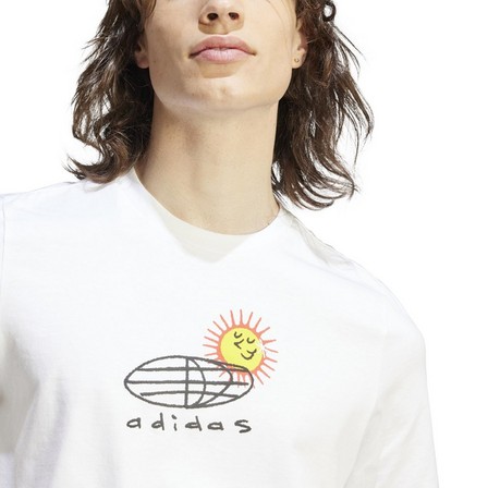 Men Sportswear Elevated Doodle Puff T-Shirt, White, A701_ONE, large image number 5