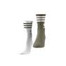 Unisex Parley Mid Crew Sock 2 Pairs, White, A701_ONE, thumbnail image number 1