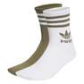 Unisex Parley Mid Crew Sock 2 Pairs, White, A701_ONE, thumbnail image number 2