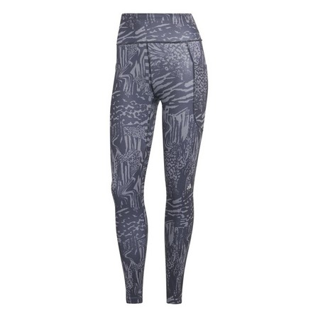 Women Daily Run Icons Print 7/8 Leggings, Black, A701_ONE, large image number 2