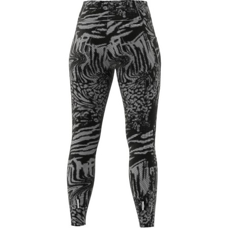 Women Daily Run Icons Print 7/8 Leggings, Black, A701_ONE, large image number 9