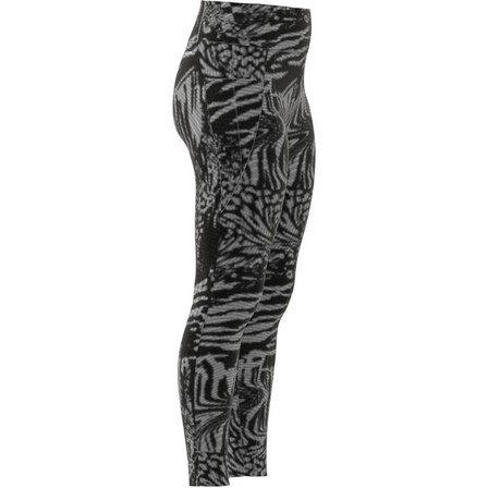 Women Daily Run Icons Print 7/8 Leggings, Black, A701_ONE, large image number 10