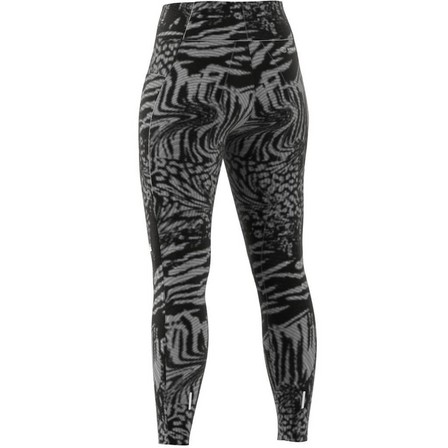 Women Daily Run Icons Print 7/8 Leggings, Black, A701_ONE, large image number 12