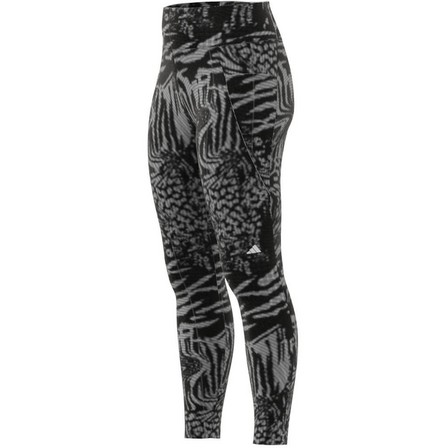 Women Daily Run Icons Print 7/8 Leggings, Black, A701_ONE, large image number 13