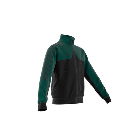 Unisex Kids Tiro Track Top, Green, A701_ONE, large image number 6