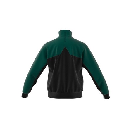 Unisex Kids Tiro Track Top, Green, A701_ONE, large image number 13