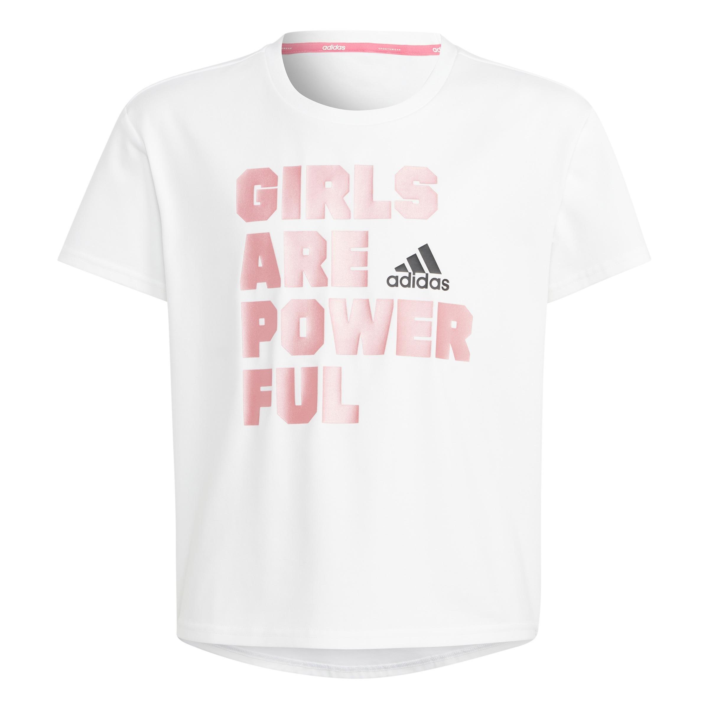 Kids Girls International Girls Day T-Shirt, White, A701_ONE, large image number 0