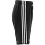 Kids Unisex Essentials 3-Stripes Knit Shorts, Black, A701_ONE, thumbnail image number 13
