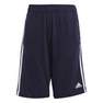 Kids Unisex Essentials 3-Stripes Knit Shorts, Blue, A701_ONE, thumbnail image number 2