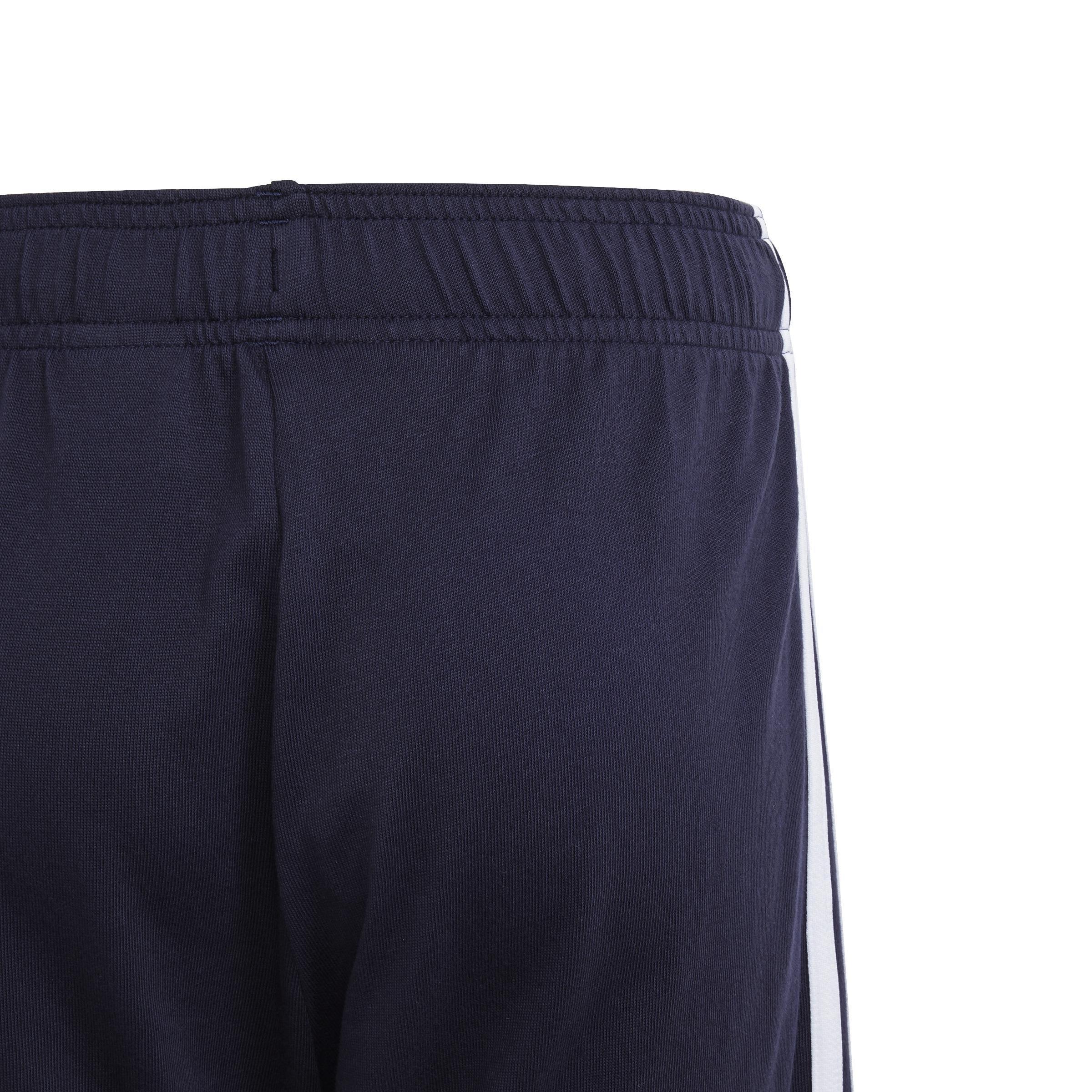 adidas - Kids Unisex Essentials 3-Stripes Knit Shorts, Blue