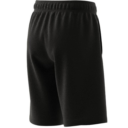 Unisex Kids Essentials Big Logo Cotton Shorts, Black, A701_ONE, large image number 8