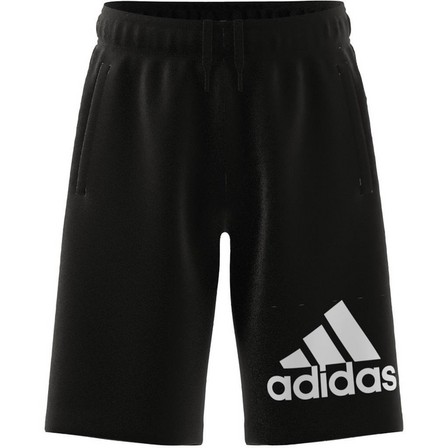 Unisex Kids Essentials Big Logo Cotton Shorts, Black, A701_ONE, large image number 12