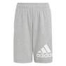Unisex Kids Essentials Big Logo Cotton Shorts, Grey, A701_ONE, thumbnail image number 0