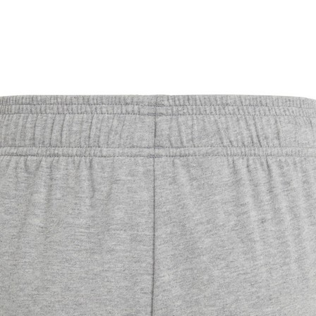 Unisex Kids Essentials Big Logo Cotton Shorts, Grey, A701_ONE, large image number 5